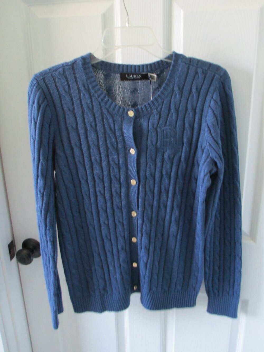 Ralph Lauren blue cardigan